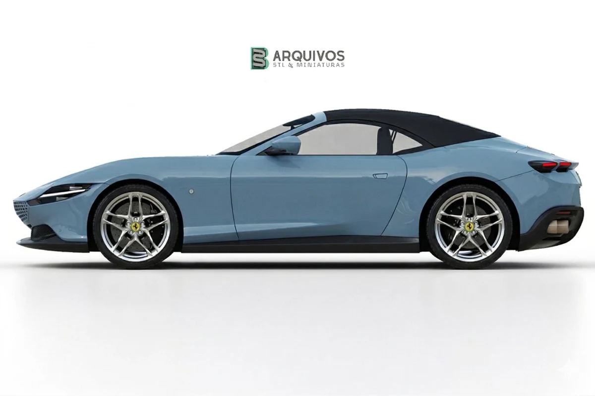 Modelo 3D STL - Ferrari Roma Spider — foto 6